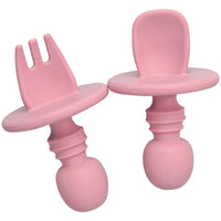 Children's Silicone Fork and Spoon Training Set