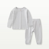 Bamboo Fiber Baby Long Johns Top and Bottom Set