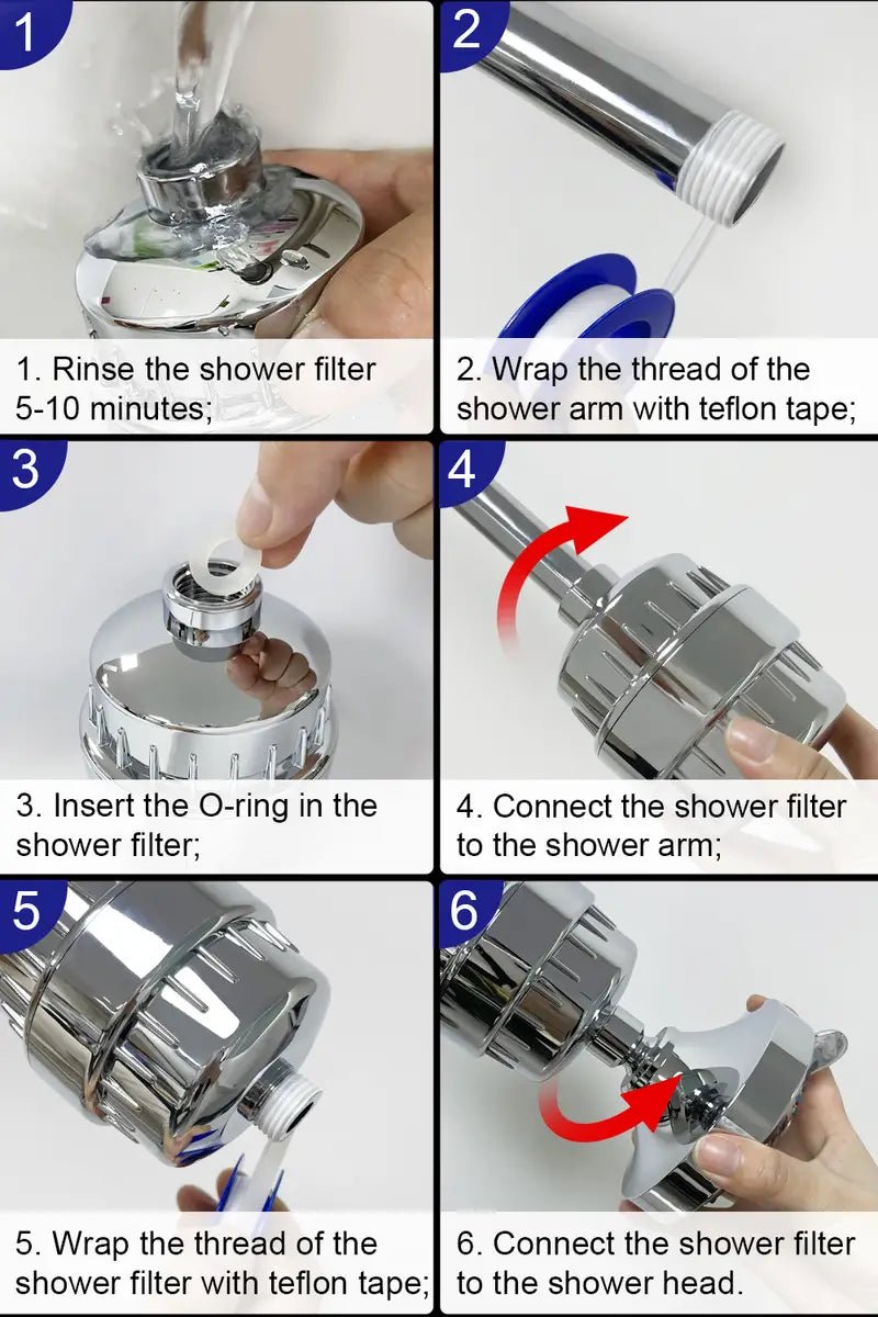 18-Phase Superior Shower Water Softener - Savvyclark