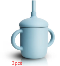 Leak-Proof Silicone Baby Straw Cup