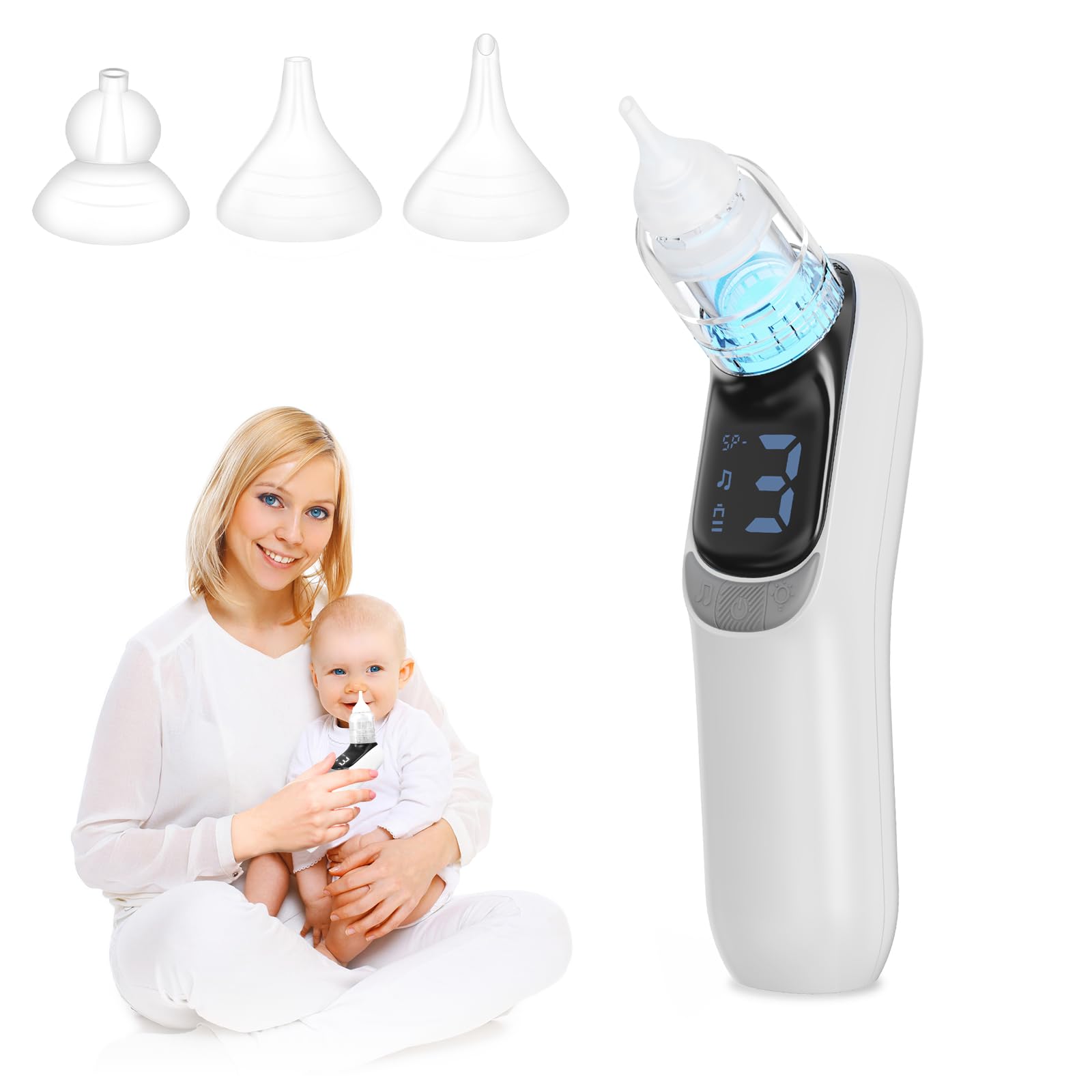GentleBreeze Baby Nose Clearer: Soothing Suction & Music - Savvyclark