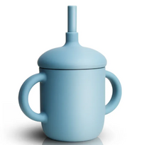 Leak-Proof Silicone Baby Straw Cup