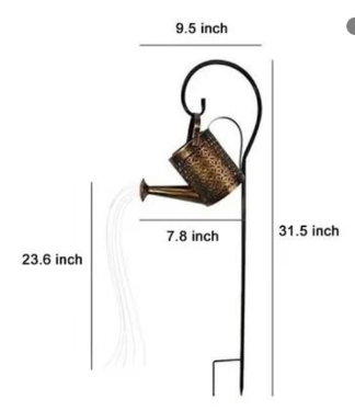 Solar Garden Kettle Lights - Decorative Outdoor Set